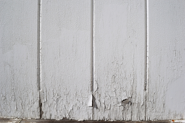 塗料が剝がれる